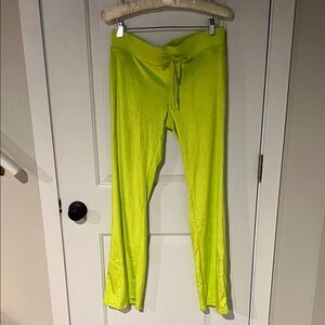 Aerie Neon green Wide Leg Pants